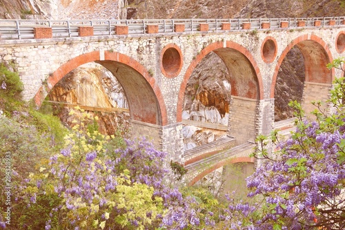 Marble quarry bridge photo