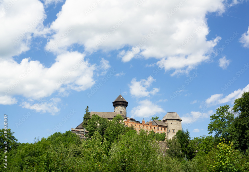 Sovinec, Czech Republic / Czechia - historical castle from medieval age	