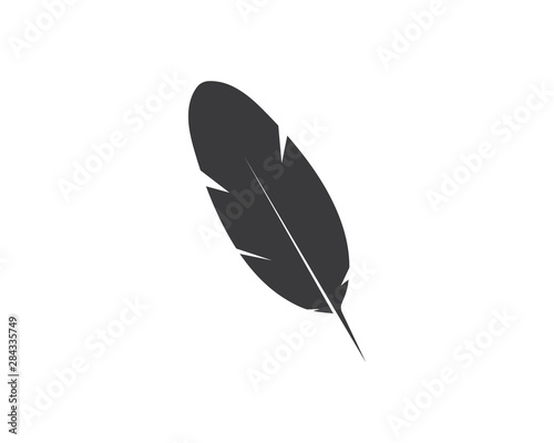 feather icon illustration vector template