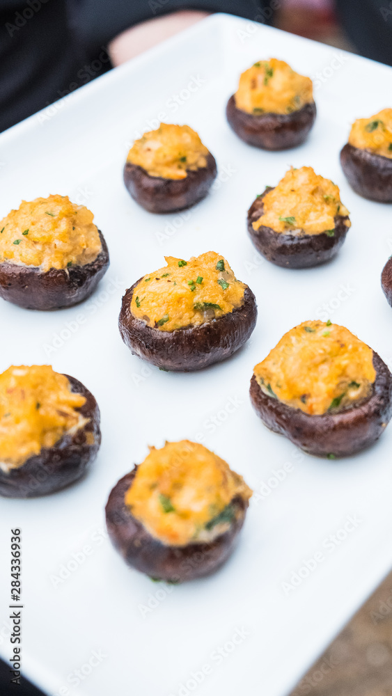 Appetizers on a tray