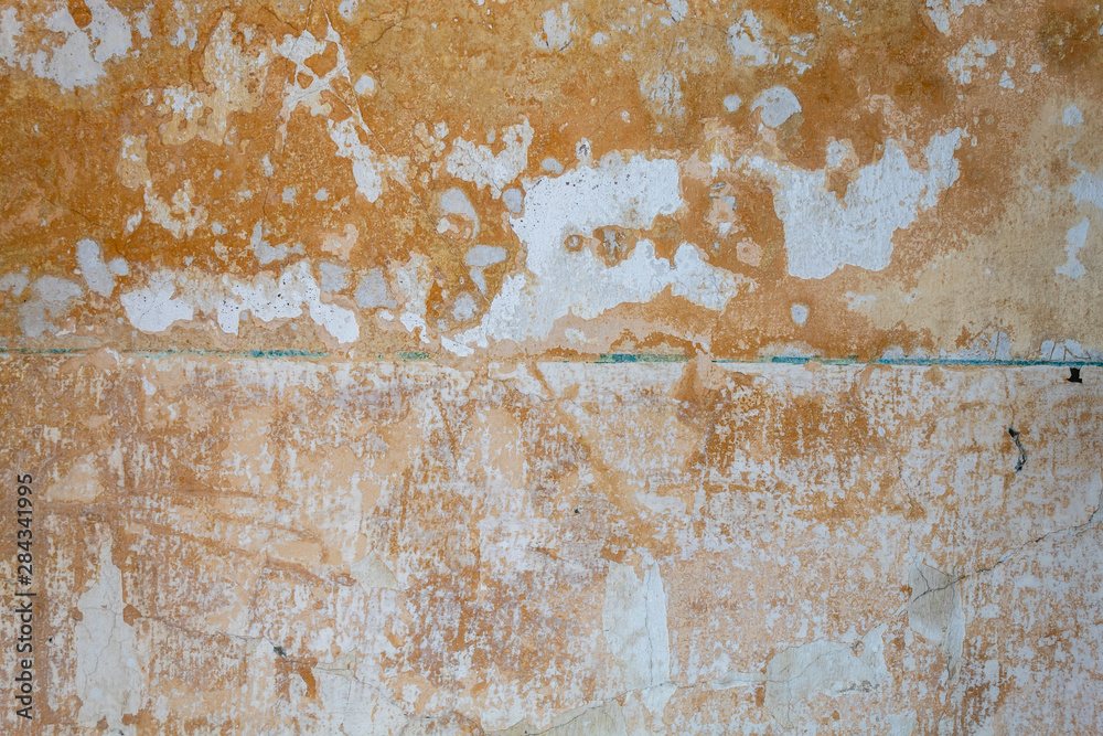 Old Weathered Brownish Concrete Wall Texture
