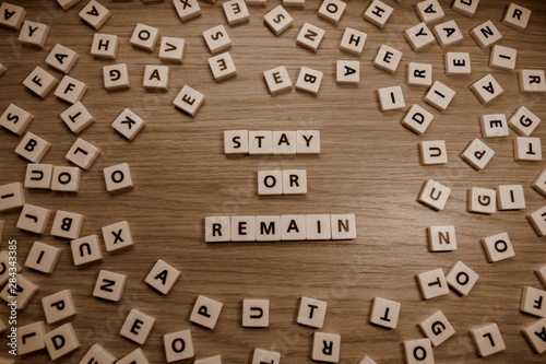 Stay or remain
