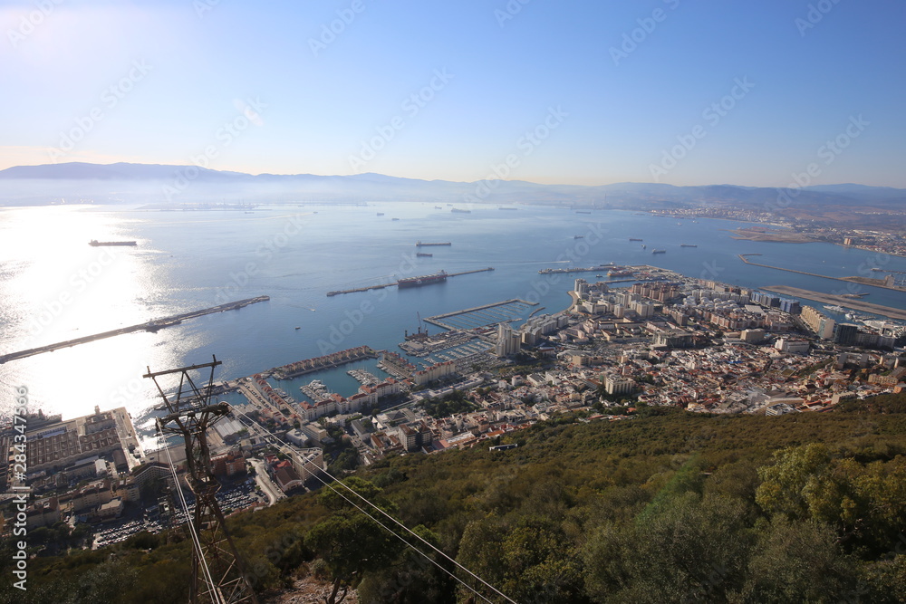view from the top of mountain gibraltar