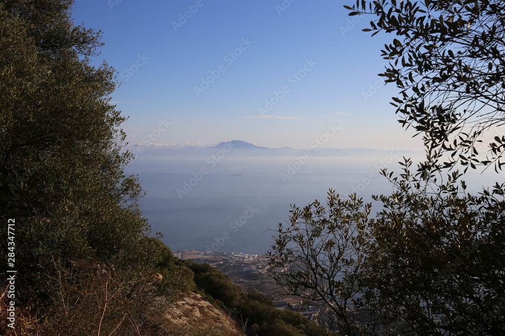 view from the top of mountain gibraltar