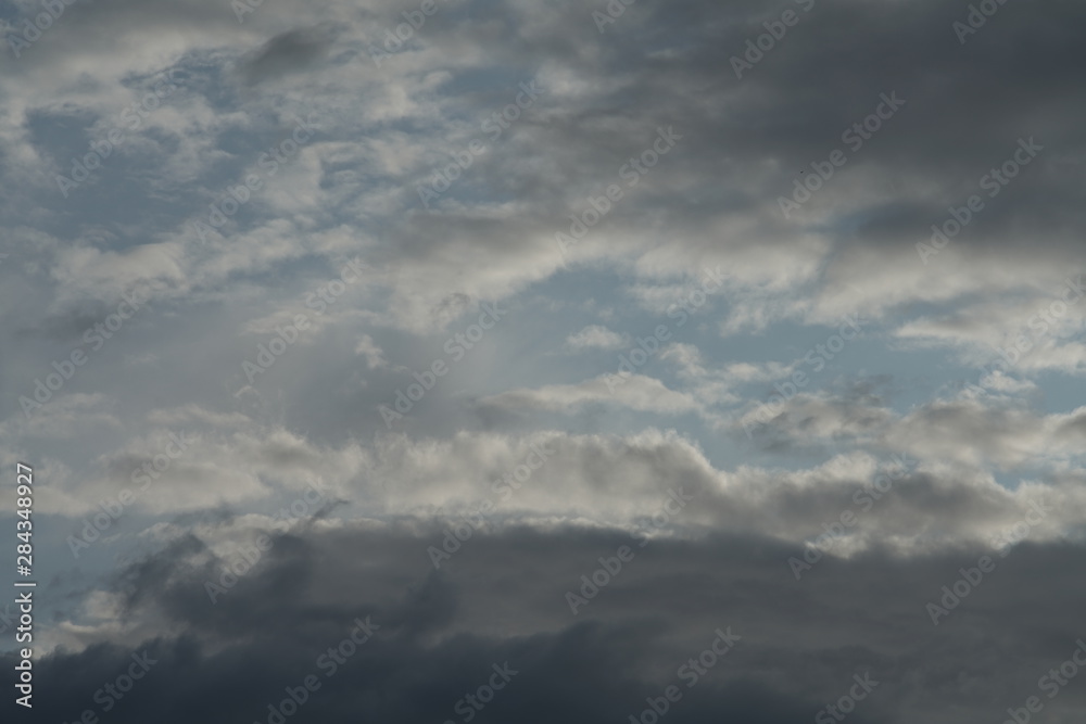 Cloudy beautyful evening sky backdrop 