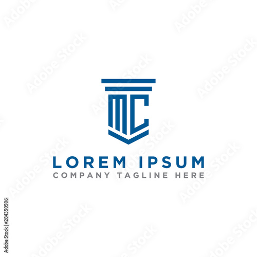 logo design inspiration, for companies from the initial letters of the MC logo icon. -Vectors