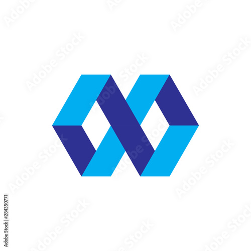Diamond 3D logo design vectror