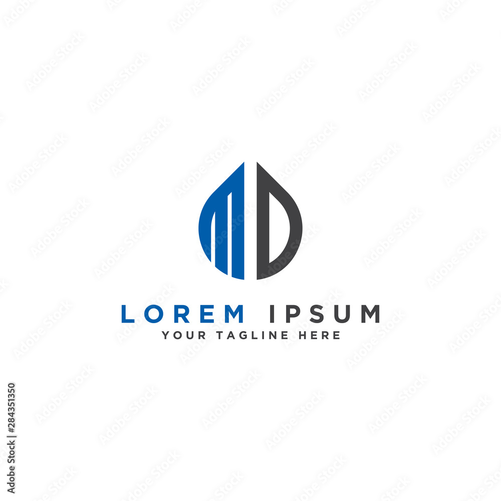 logo design inspiration, for companies from the initial letters of the MD logo icon. -Vectors logo design inspiration, for companies from the initial letters of the MD logo icon. -Vectors
