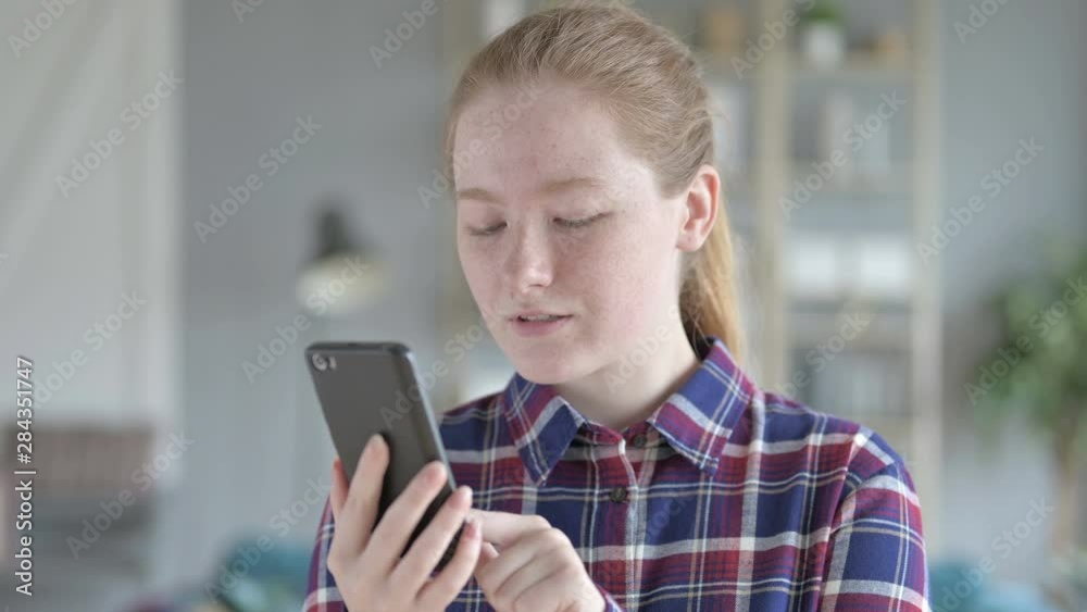 Close Up of Young Woman Using Cell phone Close Up of Young Woman Using Cell phone