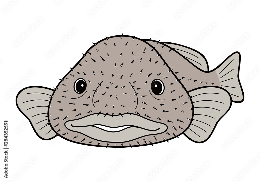 ブロブフィッシュ ニュウドウカジカ 深海魚 キャラクター ベクターイラスト Stock Vector Adobe Stock ブロブフィッシュ ニュウドウカジカ 深海魚 キャラクター ベクターイラスト Stock Vector Adobe Stock