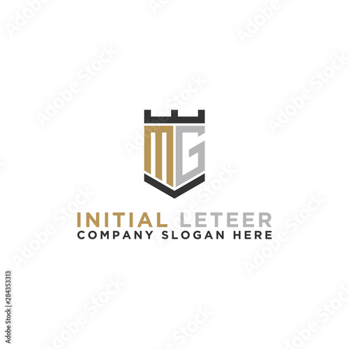 logo design inspiration, for companies from the initial letters MG logo icon. -Vectors