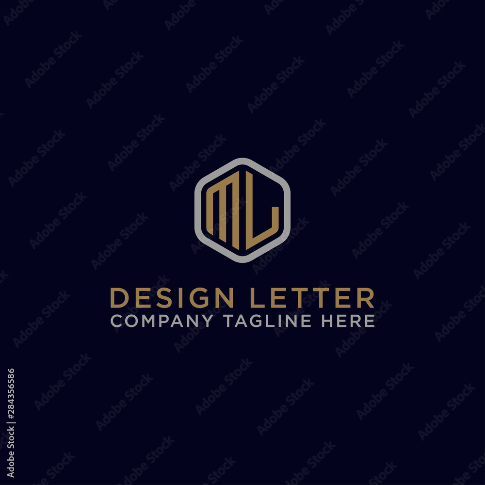 logo design inspiration, for companies from the initial letters of the ML logo icon. -Vectors logo design inspiration, for companies from the initial letters of the ML logo icon. -Vectors