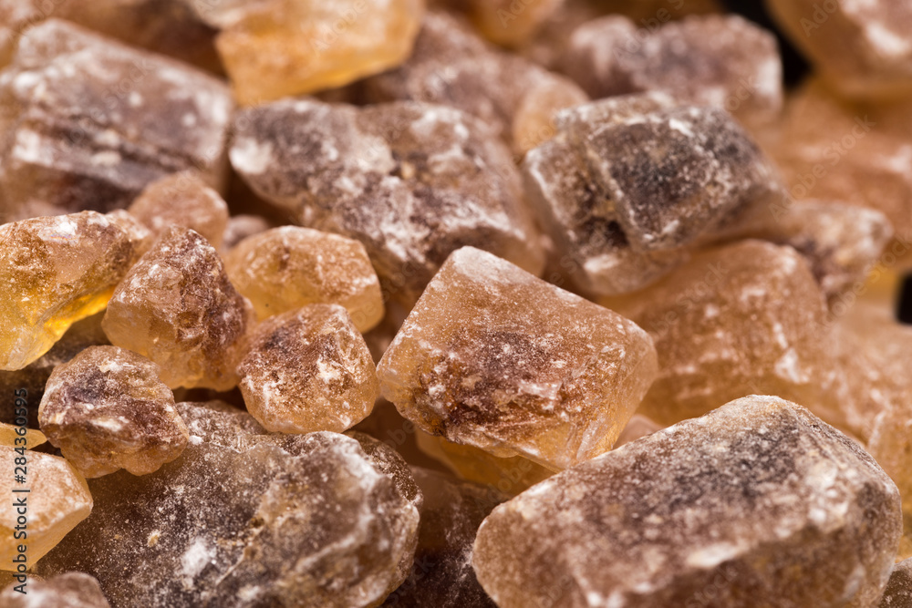 brown sugar isolated on white background. Top view. brown sugar isolated on white background. Top view.