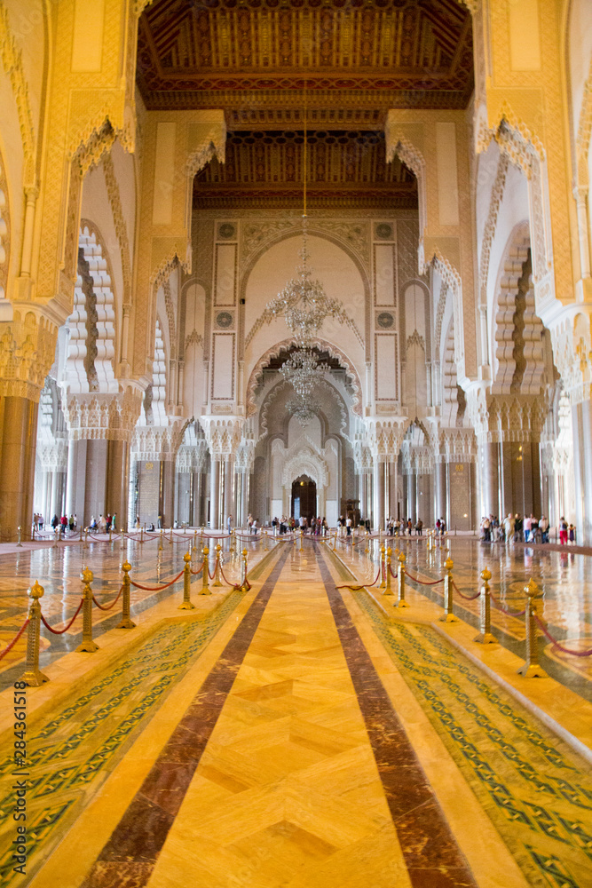 Africa, Morocco, Casablanca. King Hassan II Mosque.