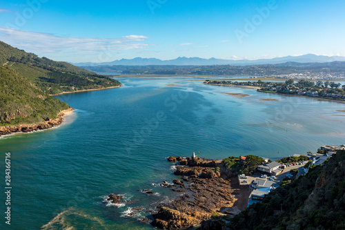 View towards Knysna from Knysna Heads. Garden Route. Western Cape. South Africa