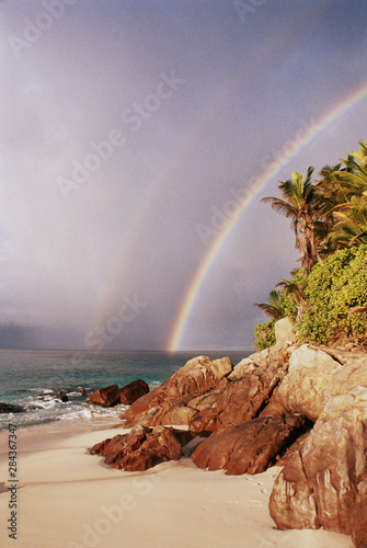 Seychelles, Fregate Island, View of Anse Victorin photo