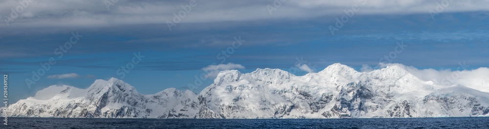 Antarctica, Elephant Island, panorama