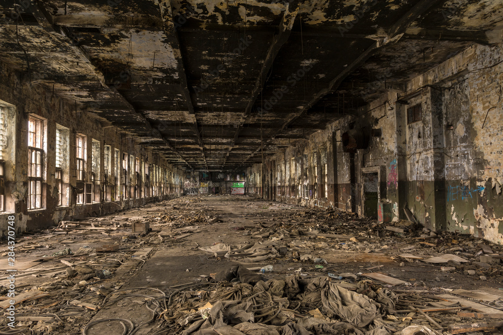 Destroyed a large production shop in the old factory. Destroyed a large production shop in the old factory.
