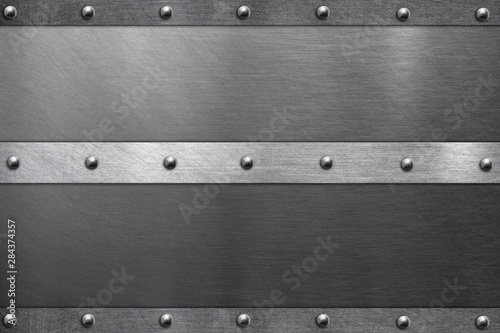 Metal plate frame rivets