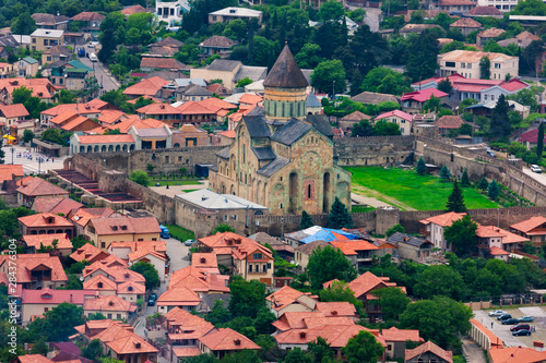 Svetitskhoveli Church, Historical Monuments of Mtskheta (UNESCO World Heritage Site), Georgia.