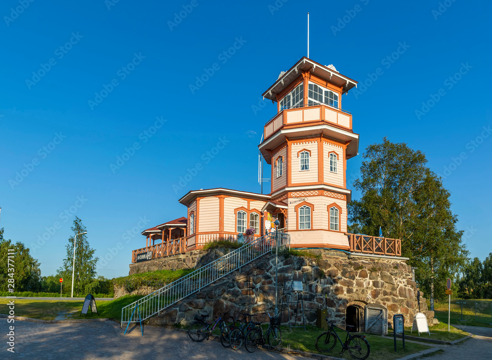 Former observatory built on the remaining powder magazine of the Oulu Castle