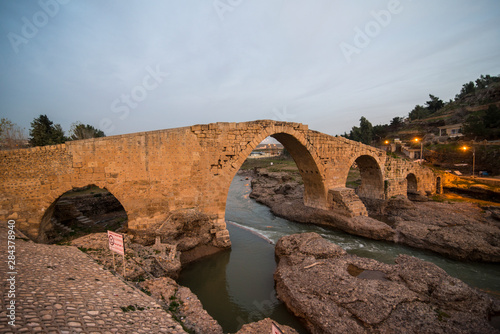 The Dalai bridge from the time of the Abbasid in Zakho on the border of Turkey. Kurdistan, Iraq photo