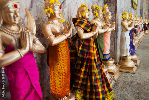 Canvas Print Sri Mahamariamman Hindu Temple, Kuala Lumpur, Malaysia.