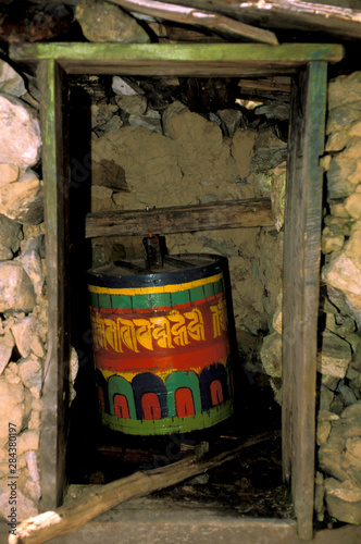 Wallpaper Mural Asia, Nepal. Prayer wheel. Torontodigital.ca