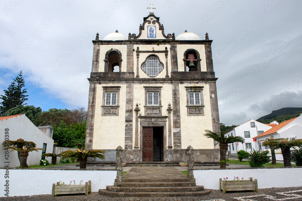 Church Of Nossa Senhora Do Rosario Lajes Das Flores Flores Island .