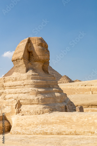 pyramids of giza in egypt photo
