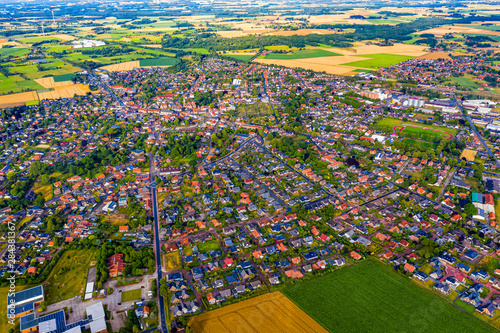Stadt Twistringen in Niedersachsen aus der Luft