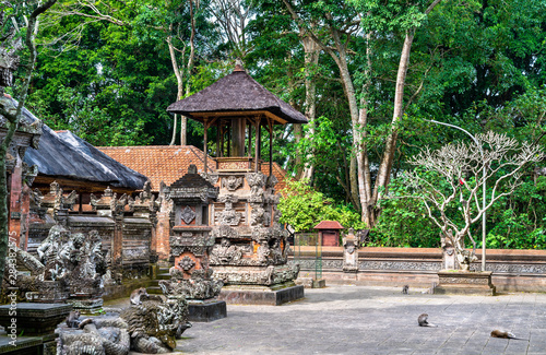Pura Dalem Agung Padangtegal Temple at Monkey Forest Sanctuary on Bali  Indonesia