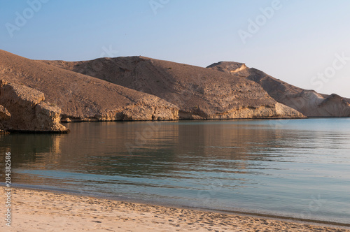 Coastline near Muscat  Oman.