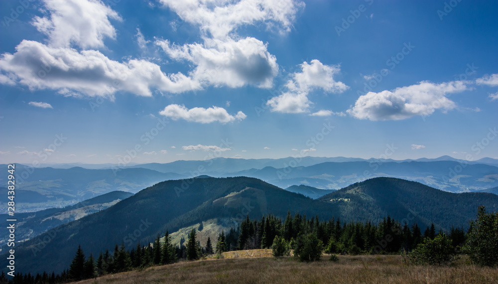 Panoramic view from Bila Kobyla mountain