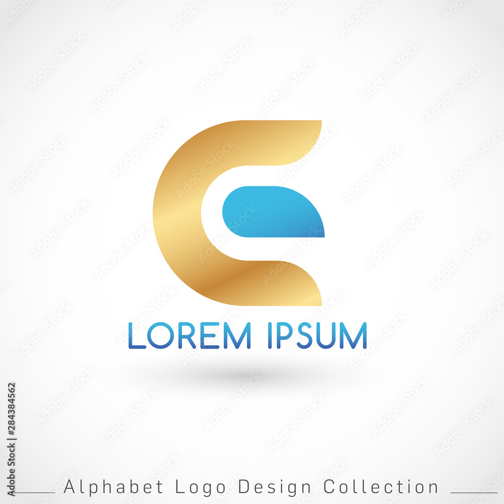 Letter E Logo Design Template isolated on white background : Vector Illustration Letter E Logo Design Template isolated on white background : Vector Illustration