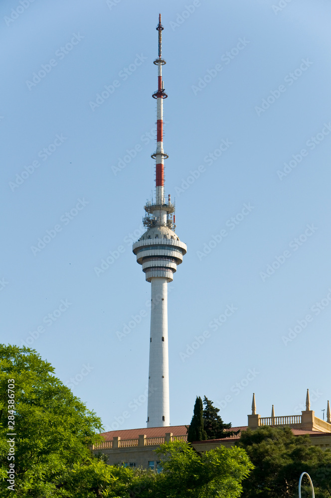 Obraz premium Television tower of Baku, Azerbaijan