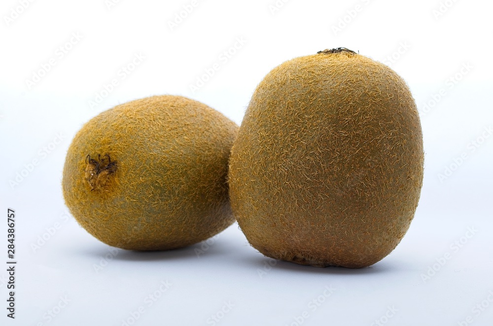 Whole kiwi fruit isolated on white background Whole kiwi fruit isolated on white background