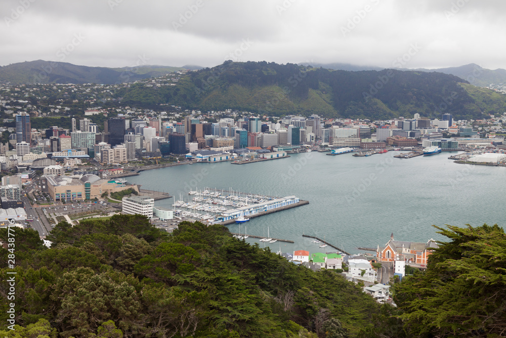 New Zealand, North Island, Wellington coast.