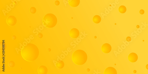 Vector cheese background. Template for your design. A piece of delicious cheese. Vector illustration photo