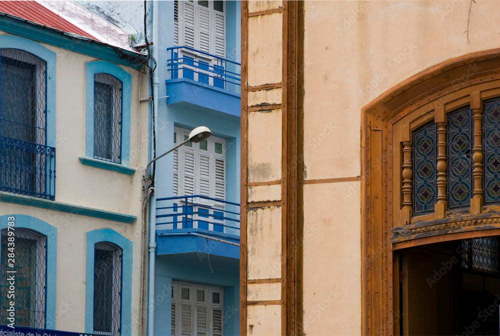 MARTINIQUE. French Antilles. West Indies. Fort-de-France. Buildings downtown. MARTINIQUE. French Antilles. West Indies. Fort-de-France. Buildings downtown.