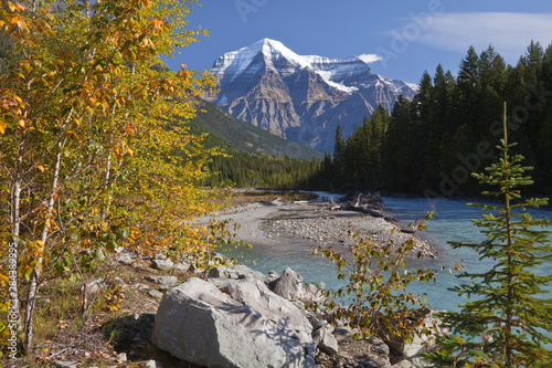 Canada, British Columbia, Mount Robson Provincial Park. Landscape of Mount Ro...