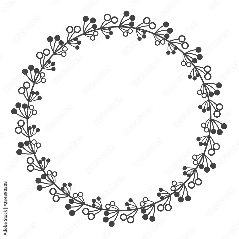 Circle leaf frames. Floral leaves round frame, flower ornament circles and flowers circled border. Laurel leaf wreath icons for wedding invitation card. Decoration isolated vector symbols set Circle leaf frames. Floral leaves round frame, flower ornament circles and flowers circled border. Laurel leaf wreath icons for wedding invitation card. Decoration isolated vector symbols set
