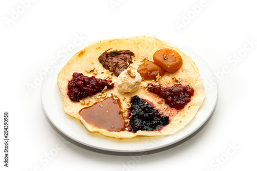 pancakes with jam