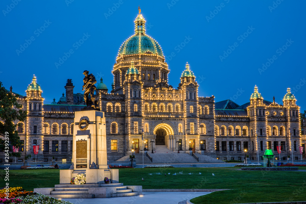 Parliament Building in Victoria, British Columbia, Canada