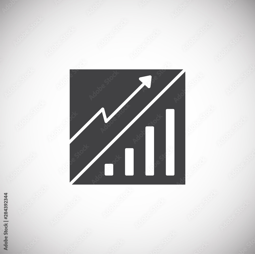 Infographics related icon on background for graphic and web design. Simple illustration. Internet concept symbol for website button or mobile app. Infographics related icon on background for graphic and web design. Simple illustration. Internet concept symbol for website button or mobile app.