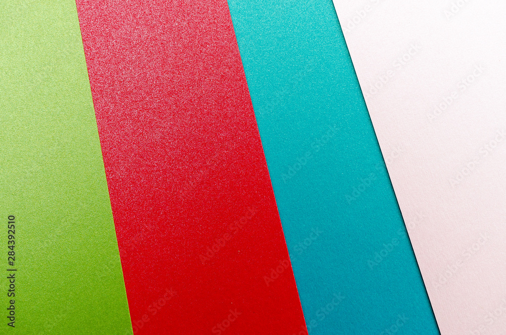Obraz premium Colored paper texture background. Paper stripes.