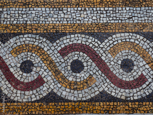 Mosaic, Athens, Greece