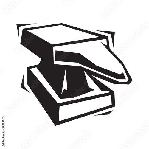 Anvil for Blacksmith Illustration Symbol Vector Logo Silhouette