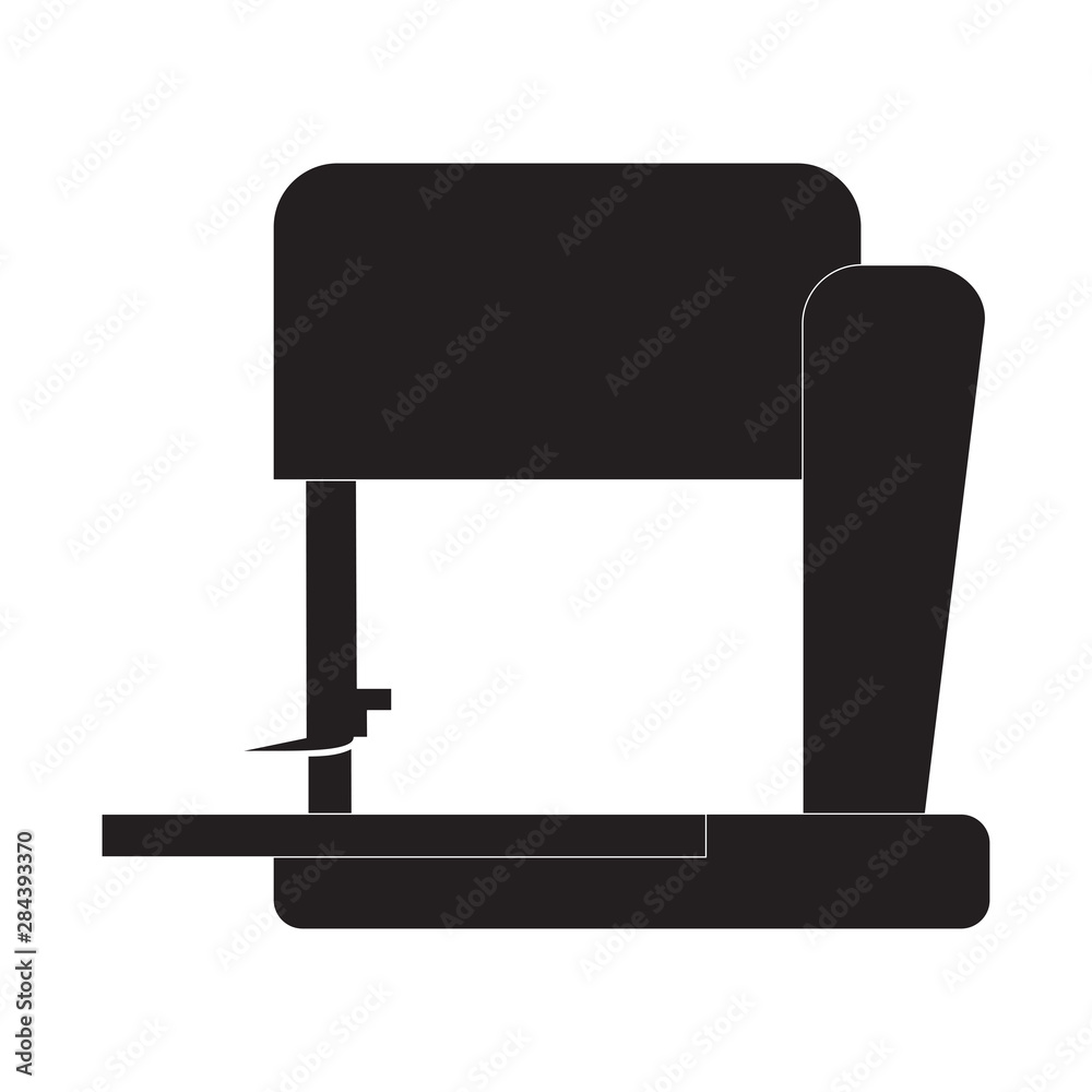 Band saw cutting tool on white background Band saw cutting tool on white background