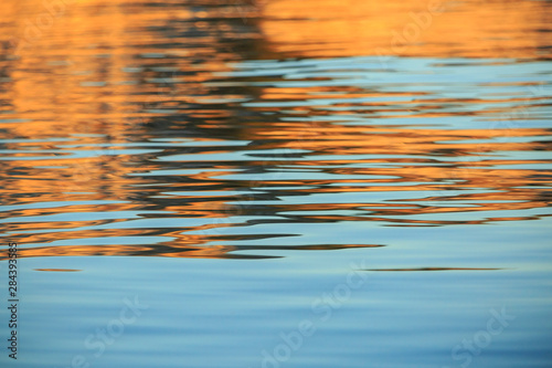 Marine Scenic near D'Arcy Island, British Columbia, Canada. Reflections and ripple patterns.
